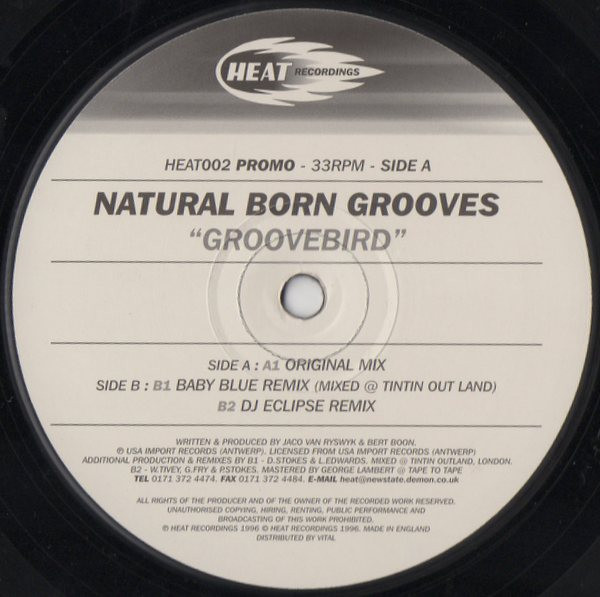 Natural Born Grooves - Groovebird | Heat Recordings (HEAT002) - main