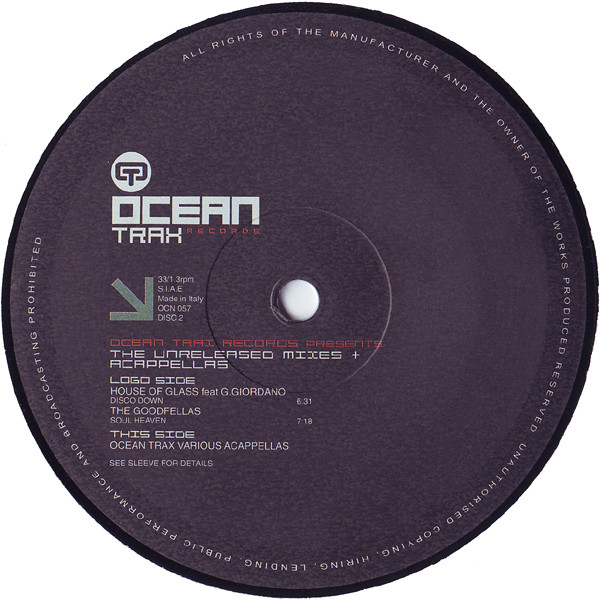 Various - The Unreleased Mixes + Acappellas | Ocean Trax (OCN 057) - 2 Various - The Unreleased Mixes + Acappellas | Ocean Trax (OCN 057) - 2