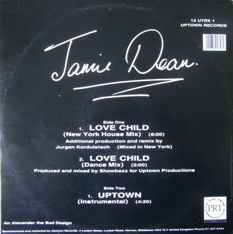 Jamie Dean - Love Child (Part II) | Uptown Records (12 UTRX 1) - 2