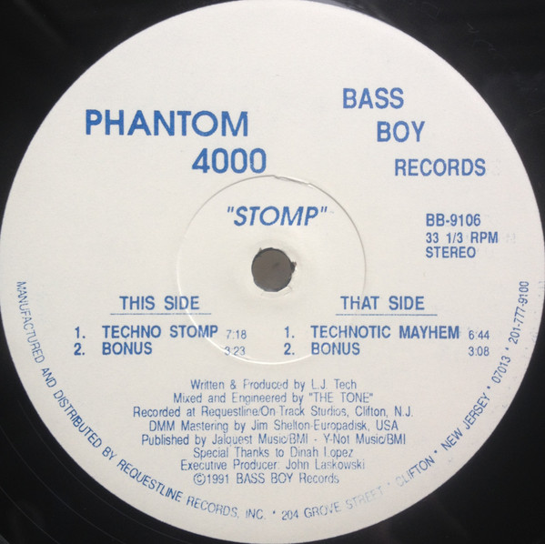 Phantom 4000 - Stomp | Bass Boy Records (BB-9106) - main Phantom 4000 - Stomp | Bass Boy Records (BB-9106) - main