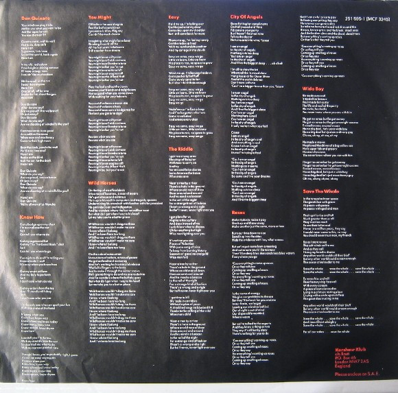 Nik Kershaw - The Riddle | MCA Records (251 595-1) - 6