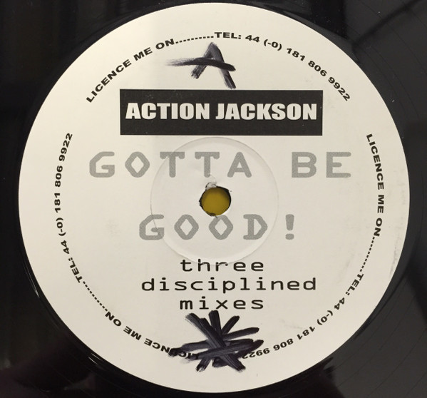 Action Jackson - Gotta Be Good! (Three Disciplined Mixes) | Devinyl Dance (DD 9803) - main