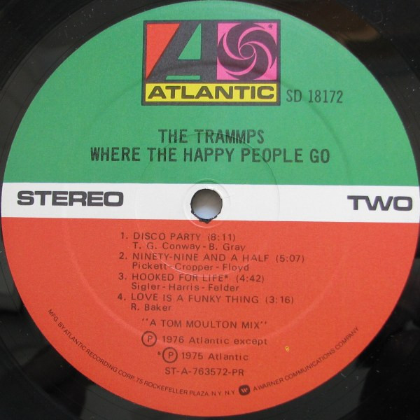 The Trammps - Where The Happy People Go | Atlantic (SD 18172) - 4