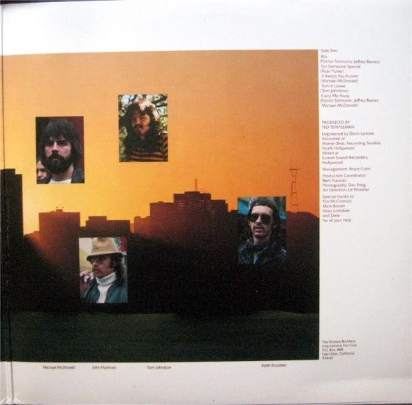 The Doobie Brothers - Takin' It To The Streets | Warner Bros. Records (BS 2899) - 3 The Doobie Brothers - Takin' It To The Streets | Warner Bros. Records (BS 2899) - 3