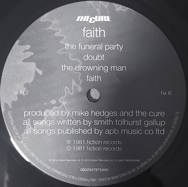 The Cure - Faith | Fiction Records (0602547875440) - 4