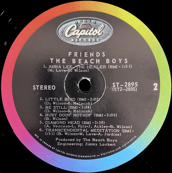 The Beach Boys - Friends | Capitol Records (ST 2895) - 4