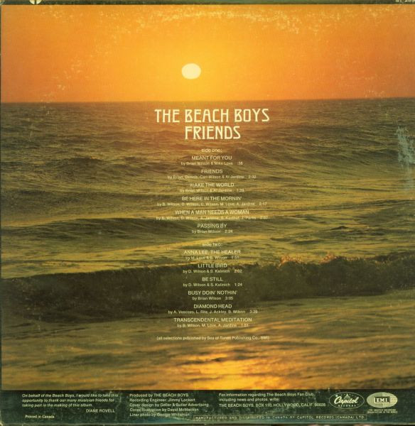The Beach Boys - Friends | Capitol Records (ST 2895) - 2