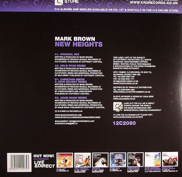 Mark Brown - New Heights | Cr2 Records (12C2080) - 2