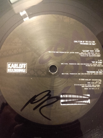 Coalition Of The Killing - Backwards On Pony EP | Karloff Rekordings (KLF 27) - main