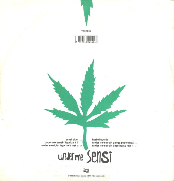 Barrington Levy Featuring Rebel MC - Under Me Sensi | Tribal Bass Records (TRIBE 6) - 2