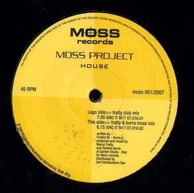 Moss Project - House | Moss Records (moss 001/2007)