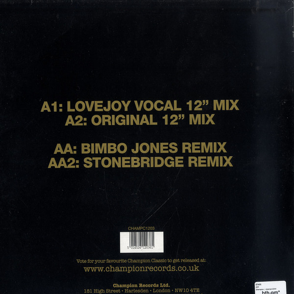 Staxx - Joy | Champion (CHAMPC1203) - 2