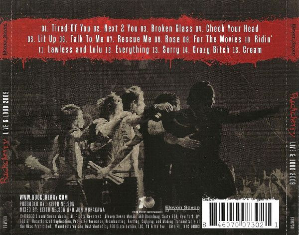 Buckcherry - Live & Loud 2009 | Eleven Seven Music (ESM730)