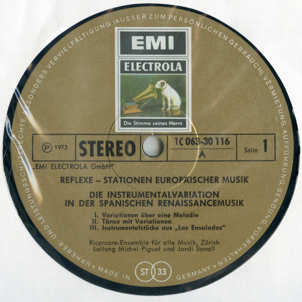 Various - Reflexe · Stationen Europäischer Musik · Folge 3 | His Master's Voice (1C 163-30 113/18 Y) - 4