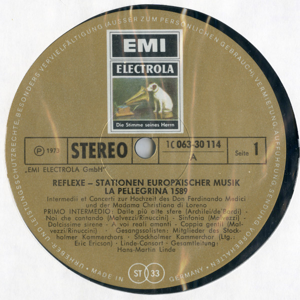 Various - Reflexe · Stationen Europäischer Musik · Folge 3 | His Master's Voice (1C 163-30 113/18 Y) - 3