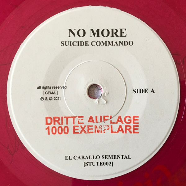 No More - Suicide Commando | [El Caballo Semental] (STUTE002) - 2
