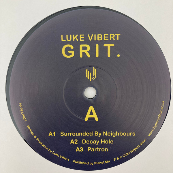 Luke Vibert - GRIT. | Hypercolour (HYPELP021) - 2