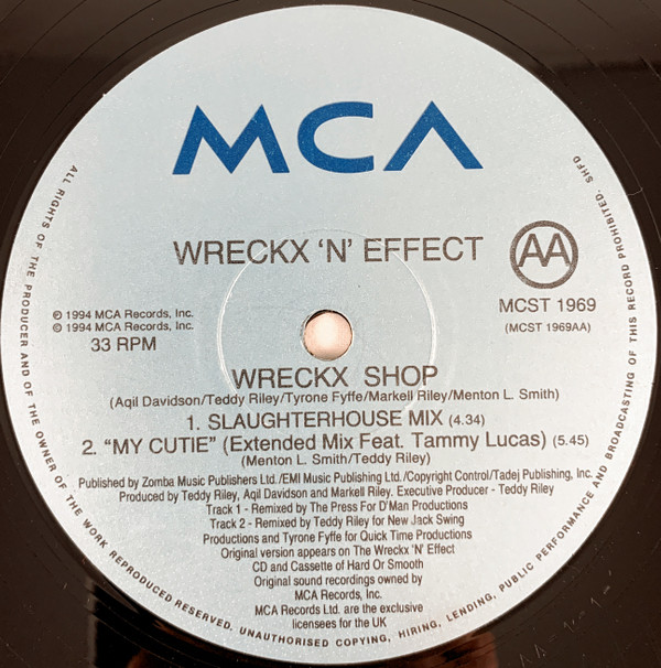 Wreckx 'N' Effect - Wreckx Shop | MCA Records (MCST 1969)