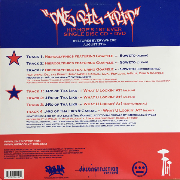 Hieroglyphics / J-Ro - Soweto / What U Lookin' At? | Hiero Imperium (230015-1) - 2 Hieroglyphics / J-Ro - Soweto / What U Lookin' At? | Hiero Imperium (230015-1) - 2