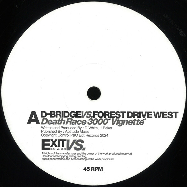 D-Bridge vs. Forest Drive West - EXITVS009 | Exit Records (EXITVS-009)