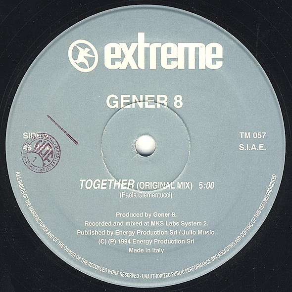 Gener 8 - Together | Extreme Records (TM 057)