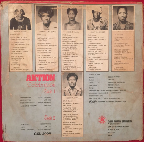 Aktion - Celebration | Clover Sound (CXL 2005) - 2