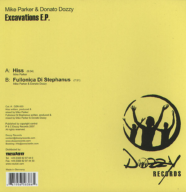 Mike Parker & Donato Dozzy - Excavations E.P. | Dozzy Records (DZR-003) - 2 Mike Parker & Donato Dozzy - Excavations E.P. | Dozzy Records (DZR-003) - 2