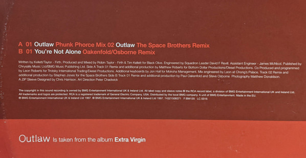 Olive - Outlaw | RCA (74321508371) - 3 Olive - Outlaw | RCA (74321508371) - 3