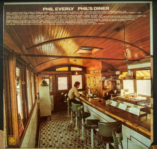 Phil Everly - Phil's Diner | Pye Records (PYE 12104) - 2 Phil Everly - Phil's Diner | Pye Records (PYE 12104) - 2