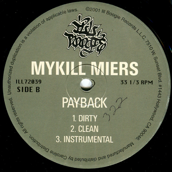 Mykill Miers - Raw Shit | Ill Boogie Records (ILL72039) - 4