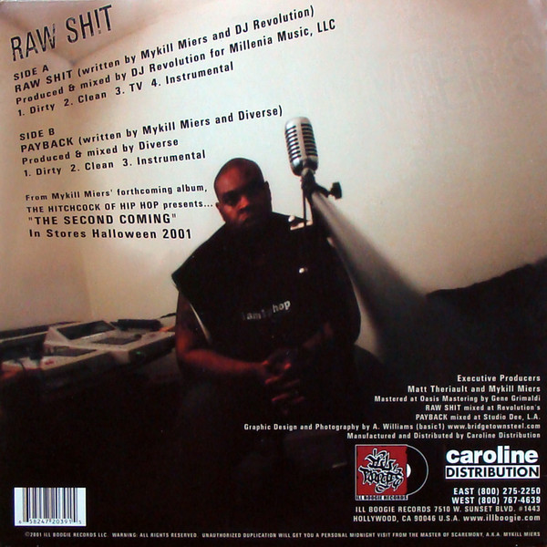 Mykill Miers - Raw Shit | Ill Boogie Records (ILL72039) - 2