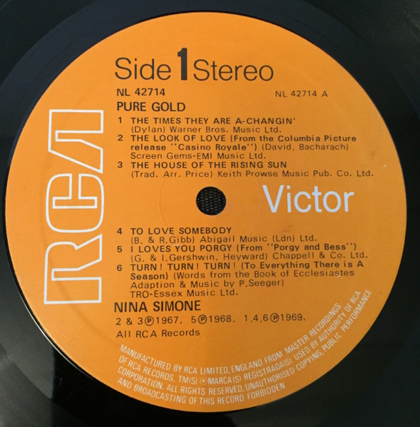 Nina Simone - Pure Gold | RCA Victor (NL42714) - 3