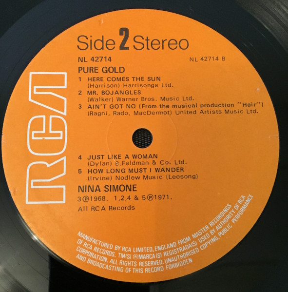 Nina Simone - Pure Gold | RCA Victor (NL42714) - 4