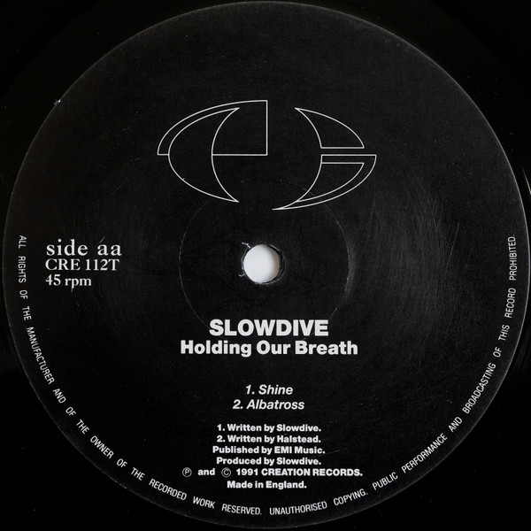 Slowdive - Holding Our Breath | Creation Records (CRE 112T) - 4