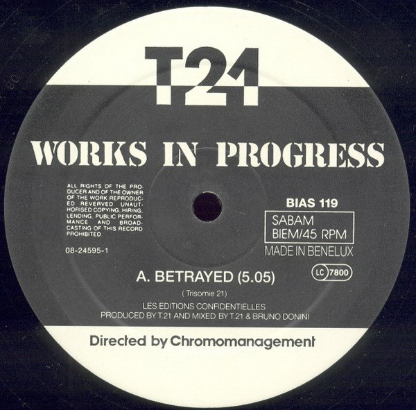 Trisomie 21 - Works In Progress | Play It Again Sam Records (BIAS 119) - 3