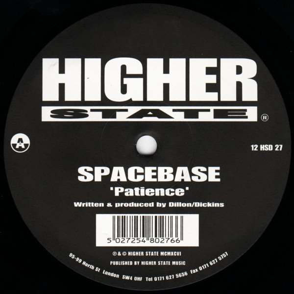Spacebase - Patience + Frustration | Higher State Records (12 HSD 27) - 2
