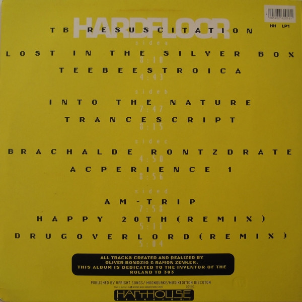 Hardfloor - TB Resuscitation | Harthouse (HH LP1) - 2 Hardfloor - TB Resuscitation | Harthouse (HH LP1) - 2