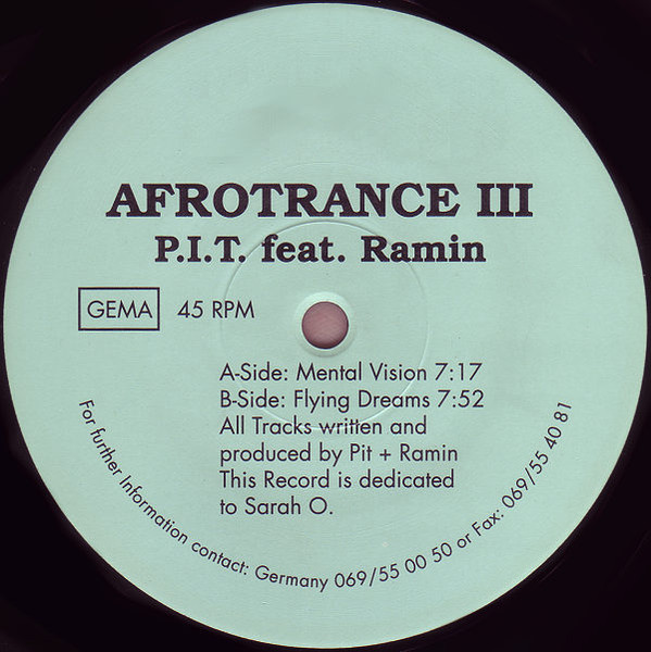 P.I.T. Feat. Ramin - Afrotrance III | Afrotrance (PIT - RAMIN III) - main