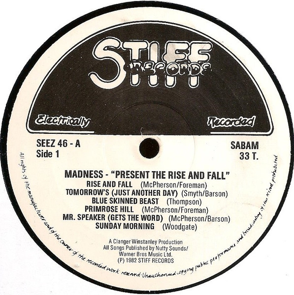 Madness - The Rise & Fall | Stiff Records (SEEZ 46) - 3 Madness - The Rise & Fall | Stiff Records (SEEZ 46) - 3