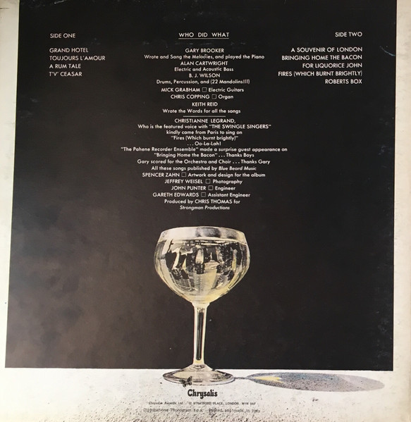 Procol Harum - Grand Hotel | Chrysalis (6307 511) - 2 Procol Harum - Grand Hotel | Chrysalis (6307 511) - 2