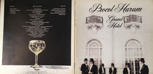 Procol Harum - Grand Hotel | Chrysalis (6307 511) - 3 Procol Harum - Grand Hotel | Chrysalis (6307 511) - 3