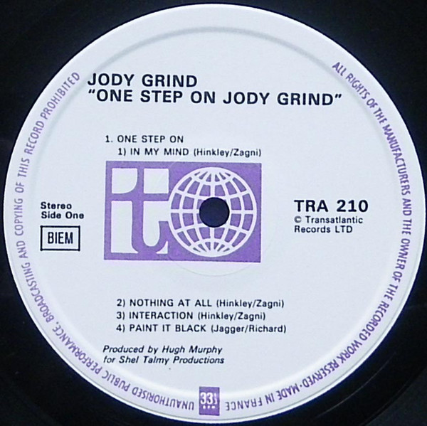 Jody Grind - One Step On | Transatlantic Records (TRA 210) - 4