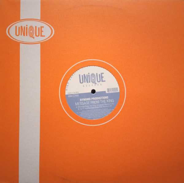 Dynamo Productions - Message From The King | Unique (UNIQ 090-1) - 3