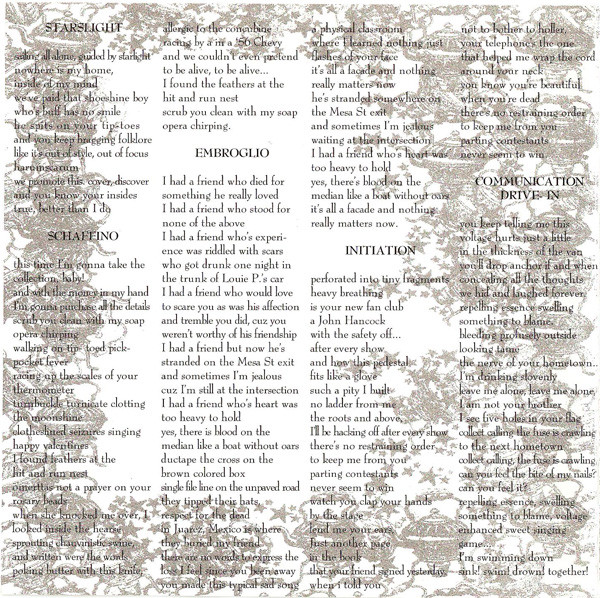 At The Drive-In - Acrobatic Tenement | Restart Records (RES94) - 4