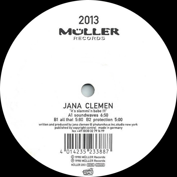Jana Clemen - It's Slammi'n Babe !!! | Müller Records (MÜLLER 2013)
