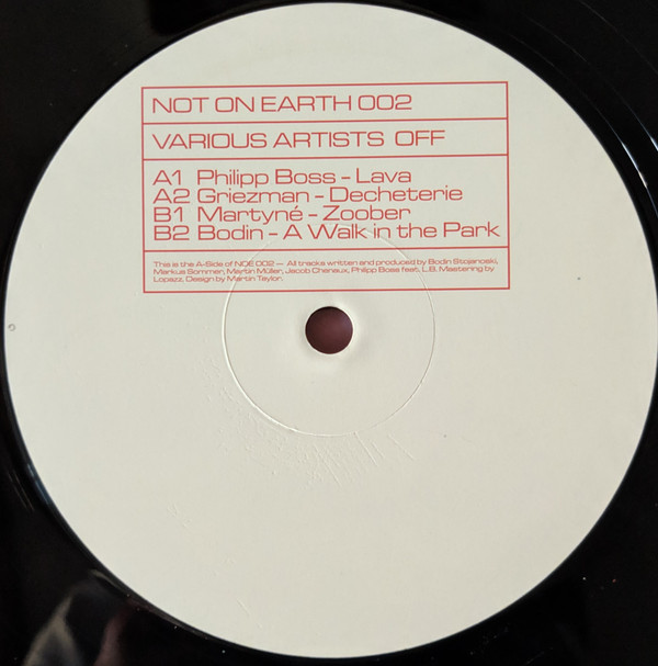 Various - Off | Not On Earth (NOE002) - 2