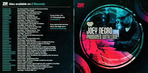 Joey Negro - Produced With Love | Z Records (ZEDDCD041) - 4