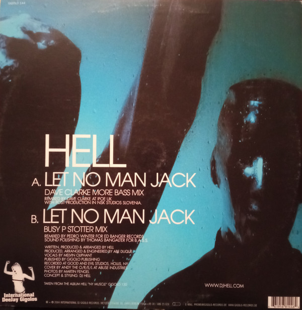Hell - Let No Man Jack | International Deejay Gigolo Records (GIGOLO 144) - 2