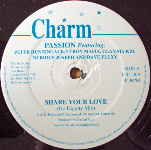 Passion - Share Your Love (Diggity Remixes) | Charm (CRT 269)