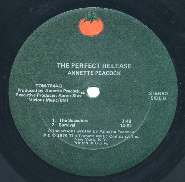 Annette Peacock - The Perfect Release | Tomato (TOM 7044) - 4